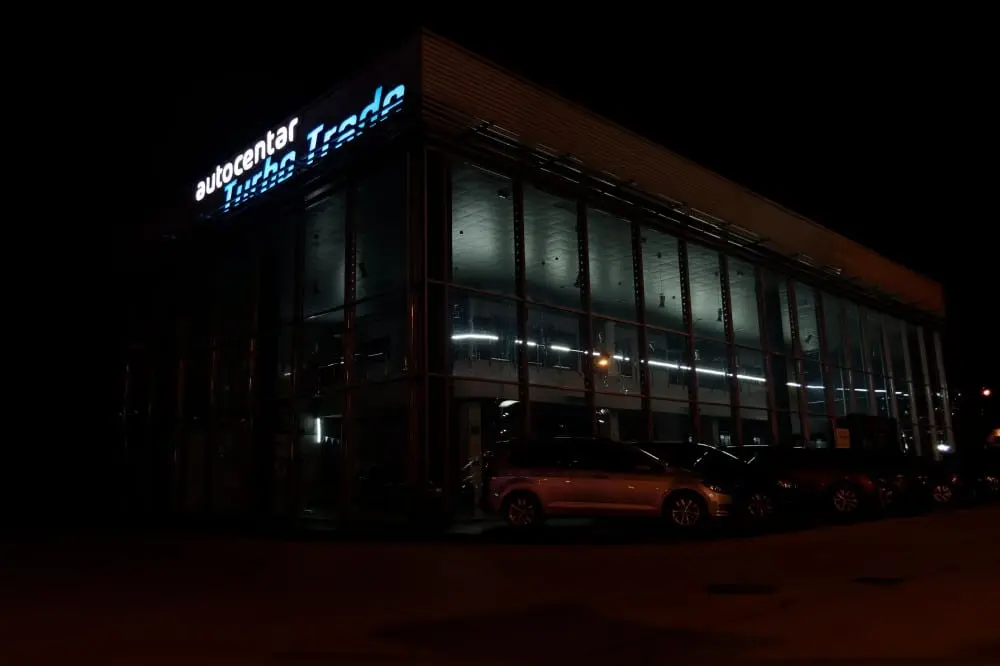 Turbo Trade at night